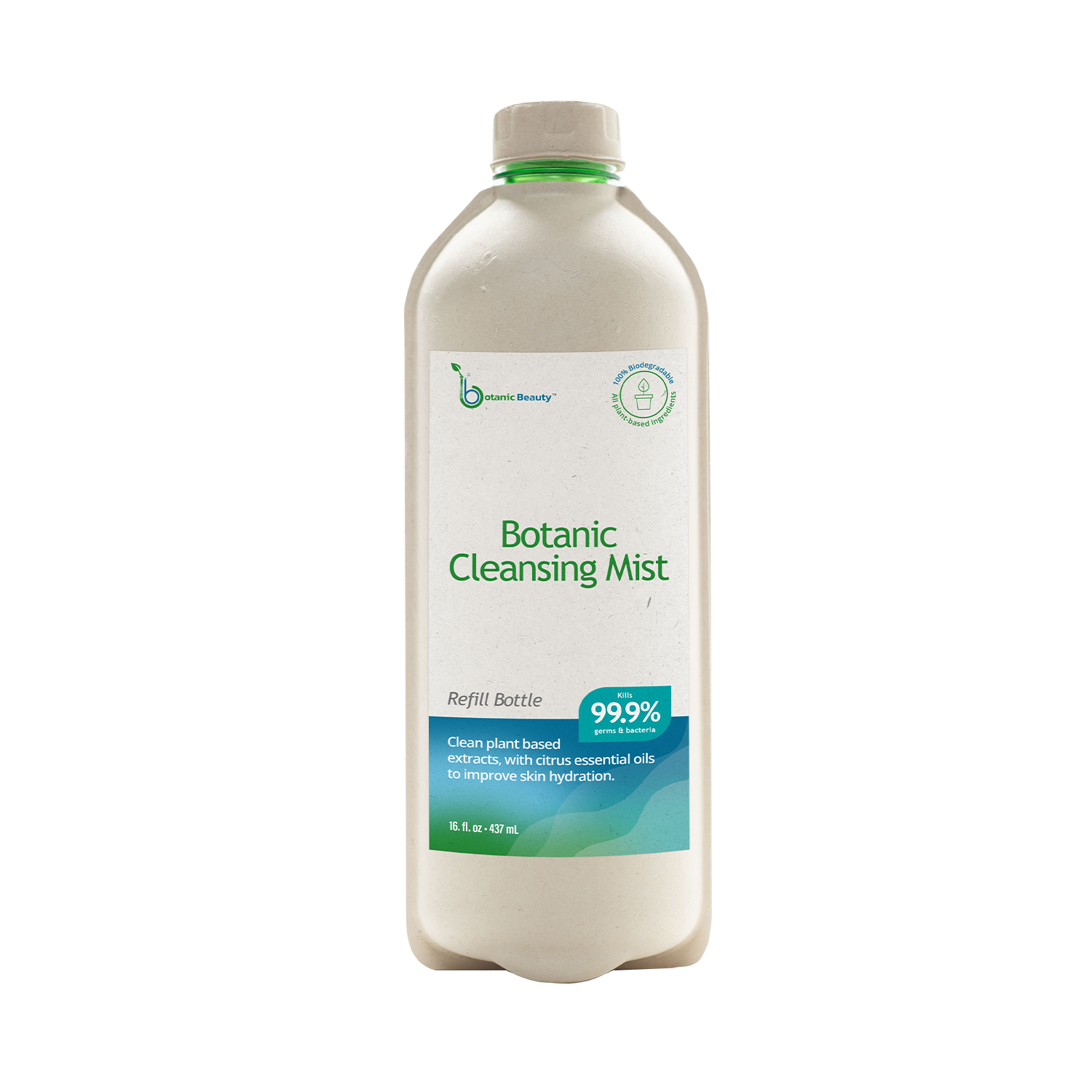 Botanic Cleansing Mist - 16 ounce Landfill Degradable REFILL Bottle